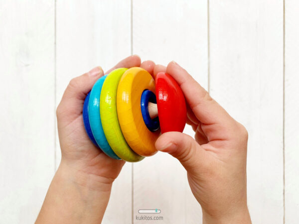 Bola encajable de madera de haya - Imagen 2