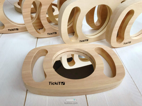 Espejo seguro irrompible con asas para el cesto de los tesoros Montessori - Imagen 2